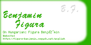 benjamin figura business card